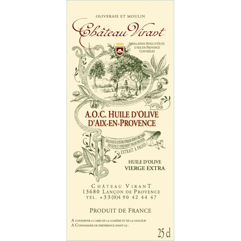 Provence AOP -oliiviöljy, Chateau Virant, 1l - Image 2