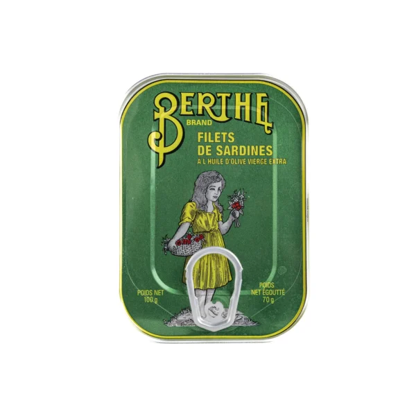 bertha sardine fillet with olive oil 100g