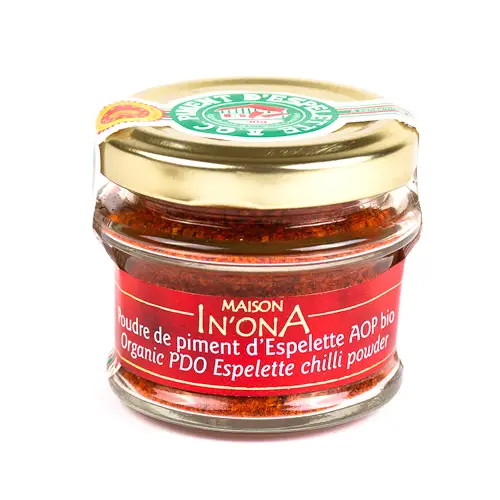 espeletten chili aop ground organic french 30g
