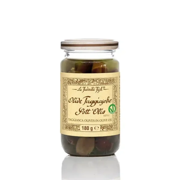 favorita taggiasca olives in olive oil 180 g