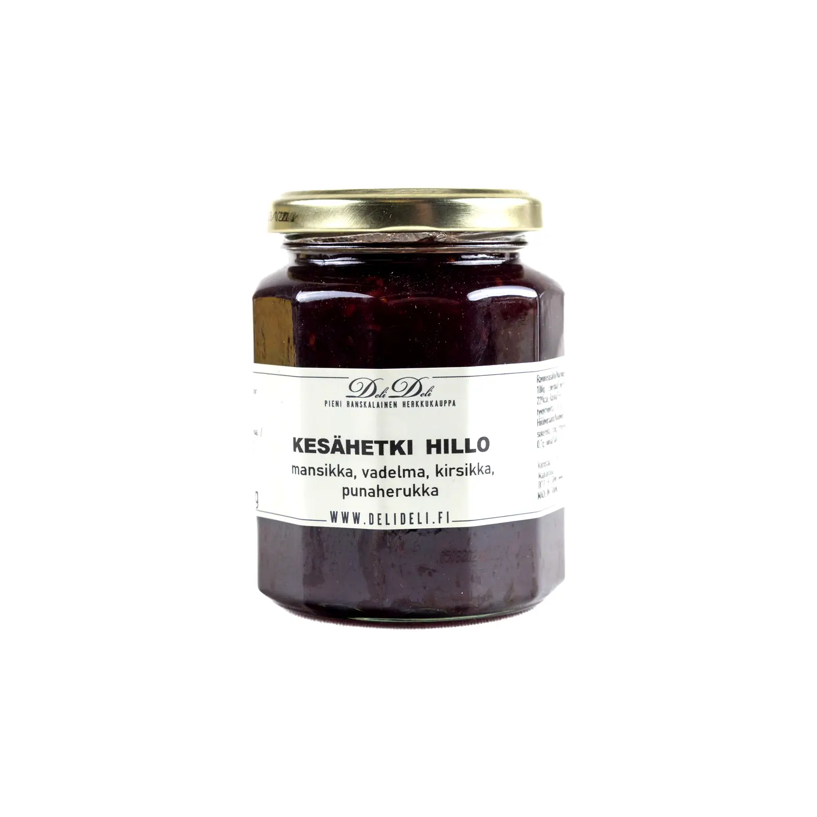 summer time jam cherry strawberry raspberry redcurrant 320g