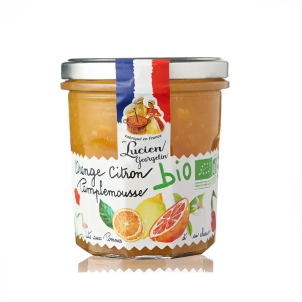 organic orange grapefruit lemon jam