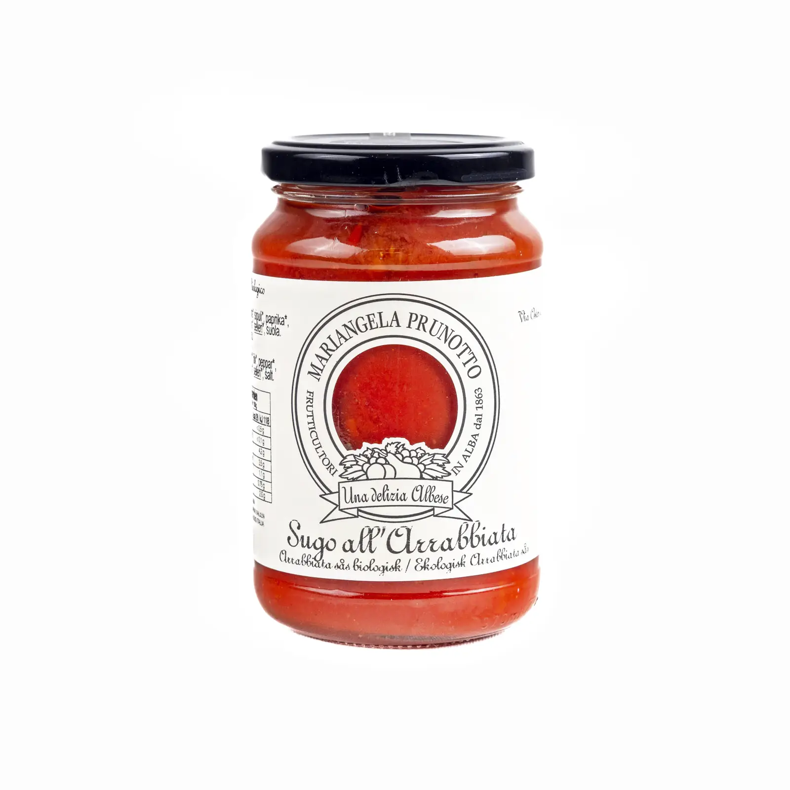 Luomu arrabbiata pastakastike 340g