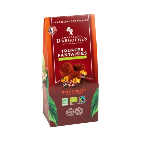 ekologisk och rättvisemärkt apelsinchokladtryffel 160 g