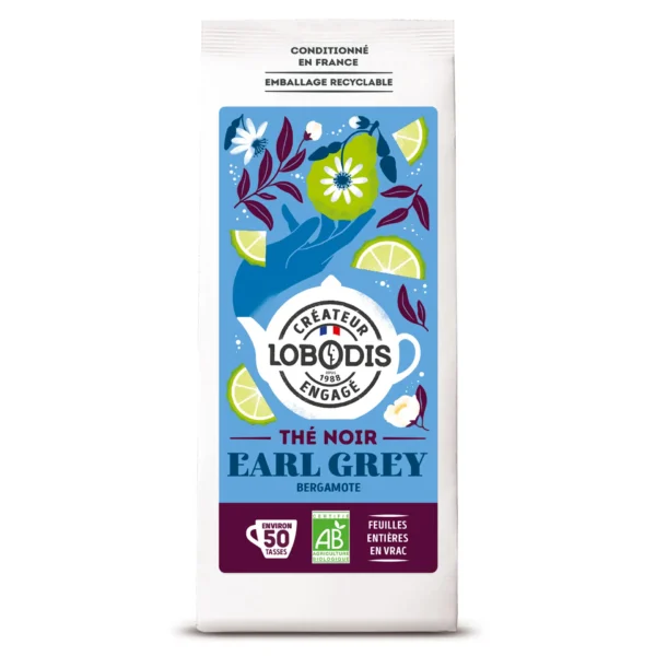 organic black tea earl grey 80g