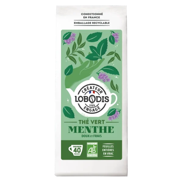 organic green tea mint 70g