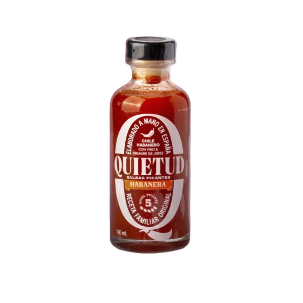 quietud salsa habanera fermented habanero sauce 100ml