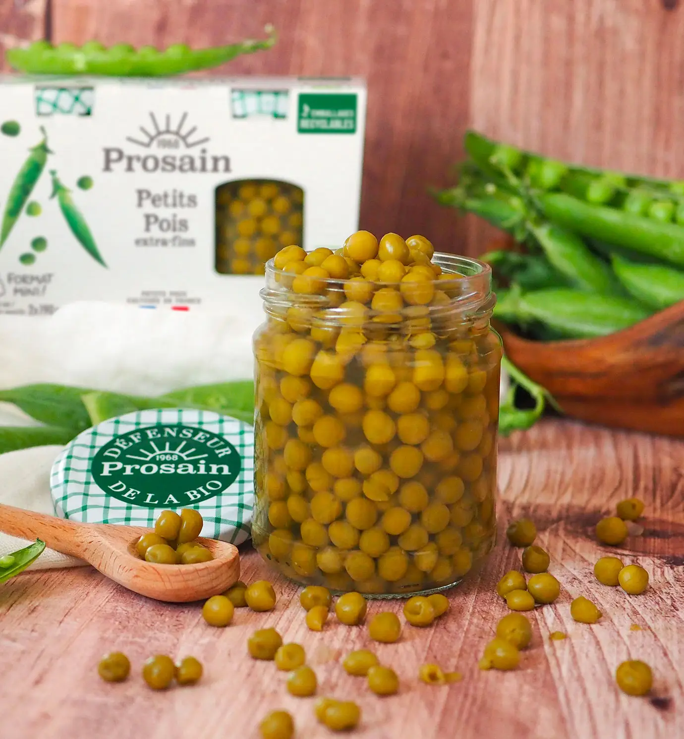 French organic peas extra fines 190g 2
