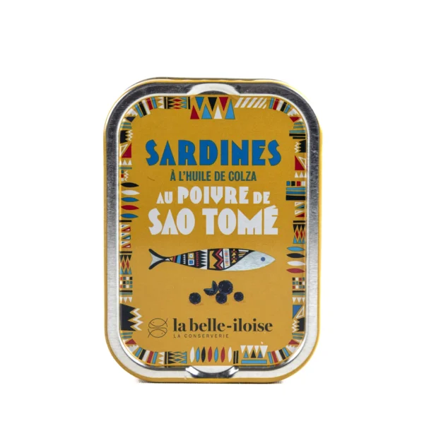 sardines seasoned with sao tome pepper