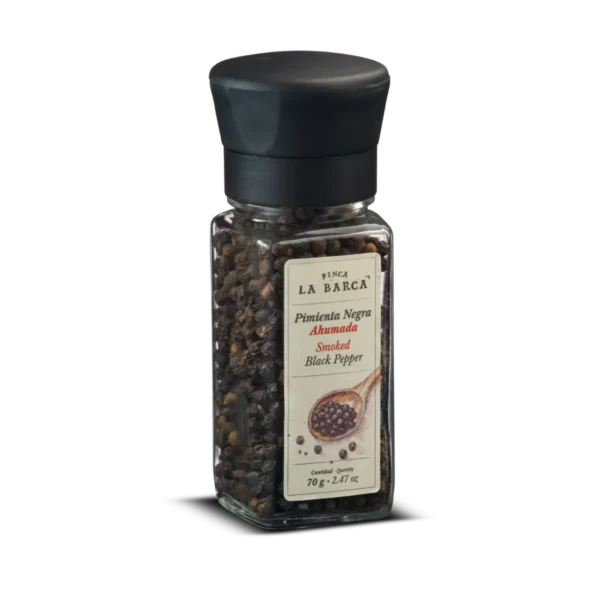 smoked black pepper 70g mill