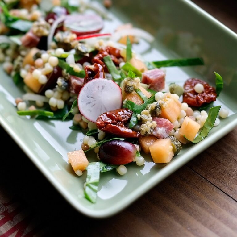 Fregula sarda pasta salad