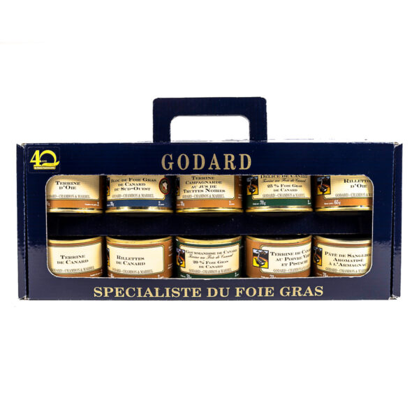 Gift box with 10 different pates