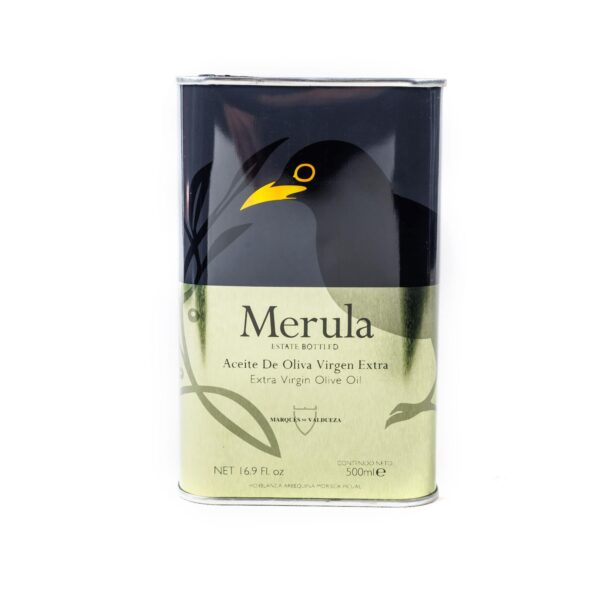 merula extra Virgin olive oil tin can 500ml