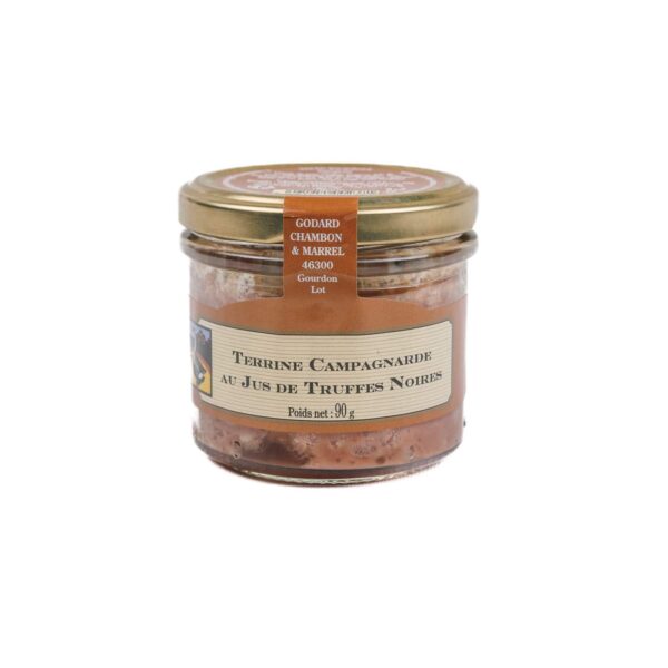 rustic terrine seasoned with truffle juice 90 g min