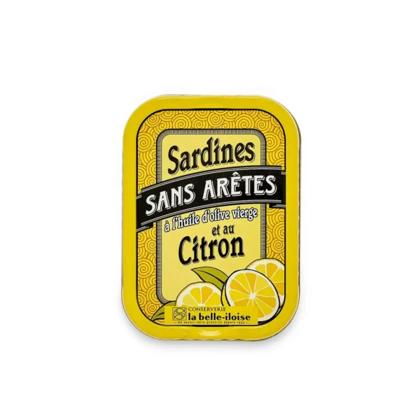 sardines in olive oil spiced with lemon 115g