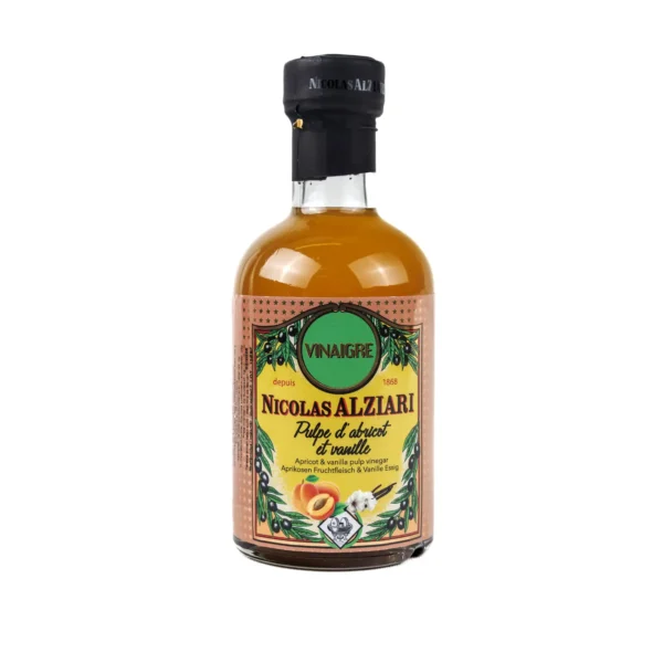 alziari apricot vanilla vinegar 200 ml